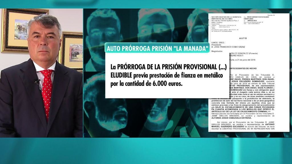 Las claves del auto de 'La Manada': la fianza de 6.000 euros y las medidas cautelares