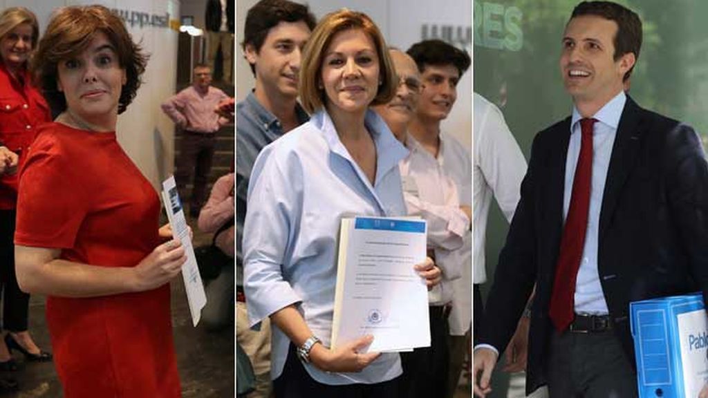 Los siete precandidatos populares a suceder a Rajoy, en manos de los militantes