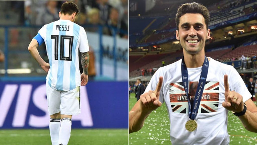 Arbeloa se acuerda de Messi en su peor noche con Argentina