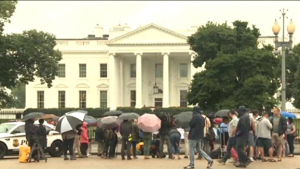 Protestas activistas piden a Trump el final del hostigamiento a los migrantes