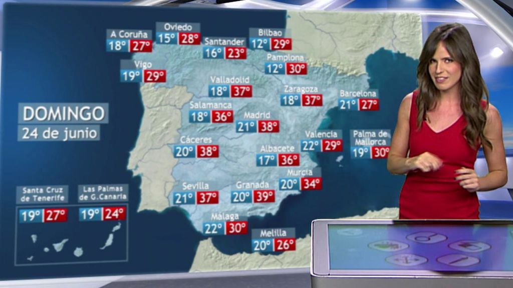 El sol, protagonista del fin de semana: Temperaturas elevadas y avisos por calor extremo en el sur peninsular