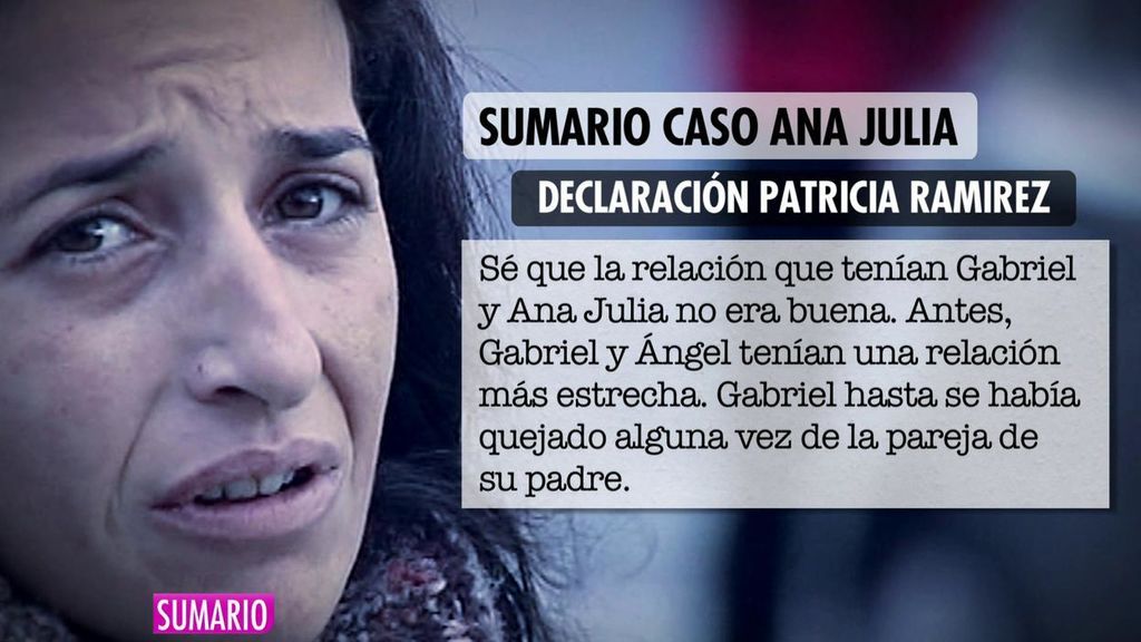 Las sospechas de Patricia sobre Ana Julia: “Me extrañó que dijera que vistió a Gabriel. Él lo hacía solo