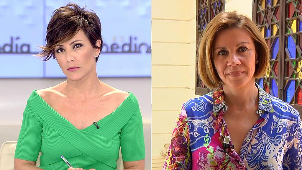 Cospedal, ante las preguntas sobre 'La Manada': "Los jueces tienen que aplicar las leyes, no pueden inventarlas"