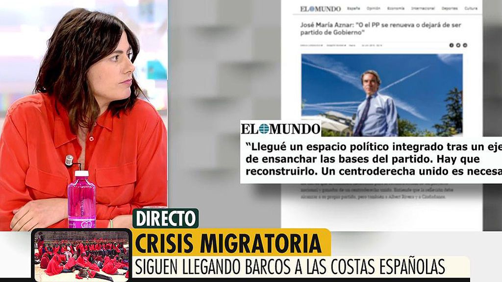 Emilia Landaluce, tras su entrevista a Aznar: "Lo vi con ganas de hablar y de mandar un mensaje claro"