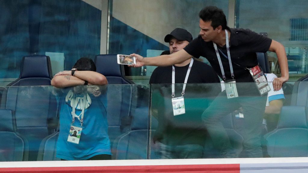 Esto no son 'MEMES': Así vivió Maradona la victoria de Argentina ante Nigeria