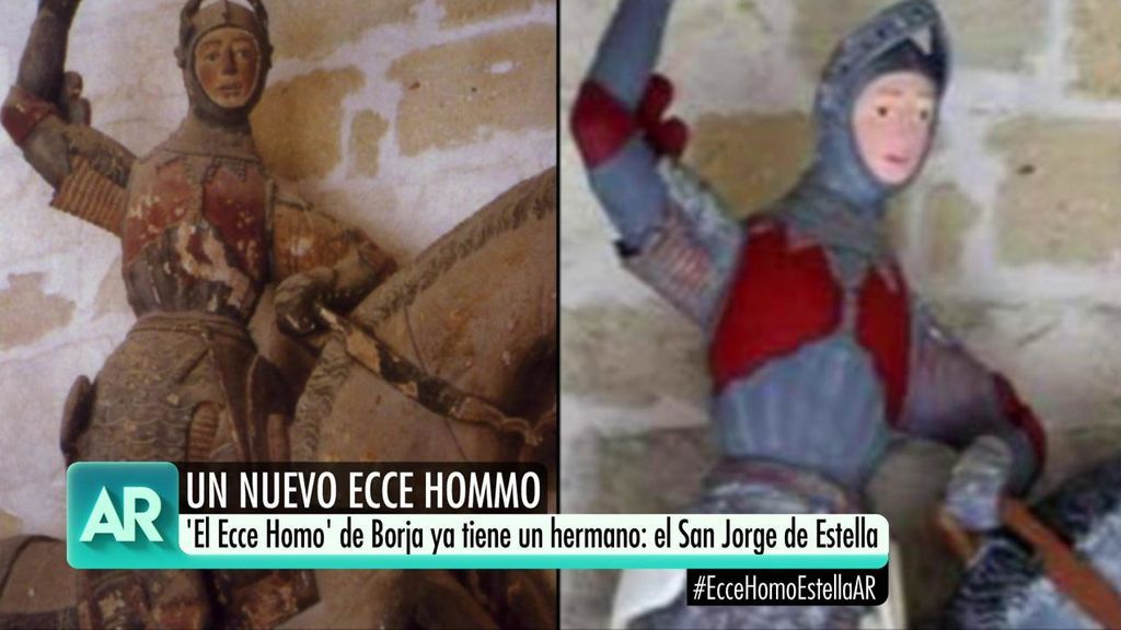 El ‘Ecce Homo’ de Borja ya tiene un hermano: el ‘San Jorge’ de Estella