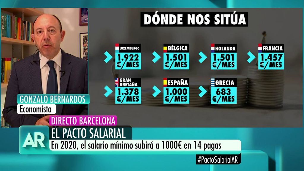Gonzalo Bernardos, sobre la subida salarial: "Es un cambio de tendencia"