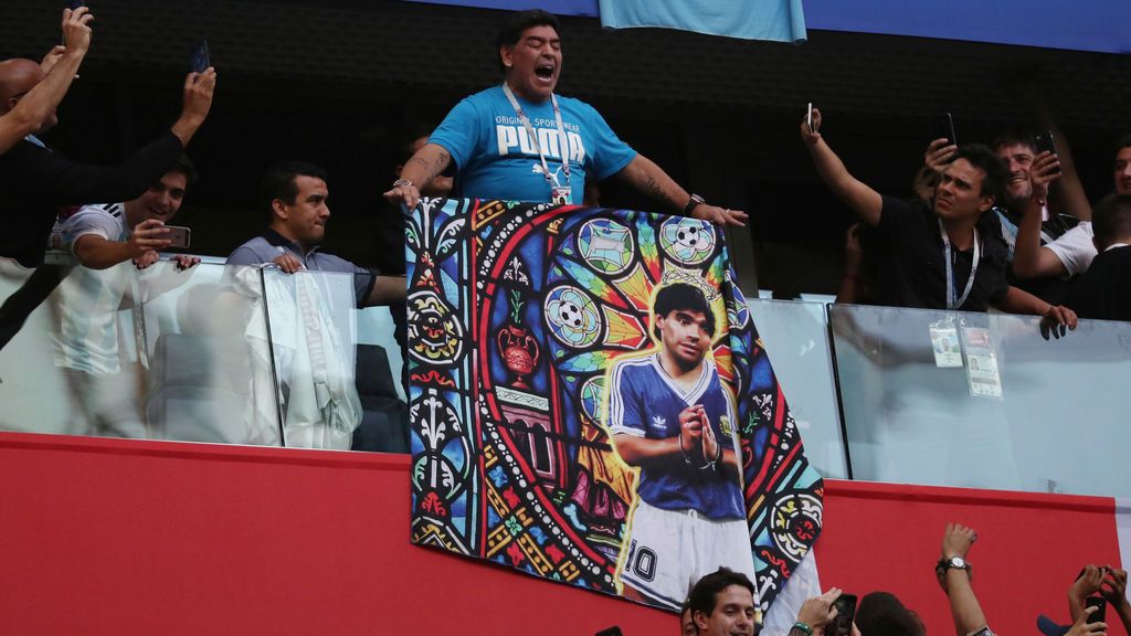 Esto no son 'MEMES': Así vivió Maradona la victoria de Argentina ante Nigeria