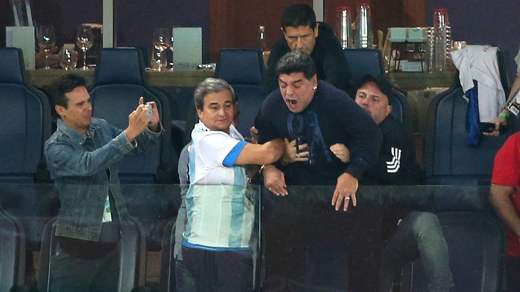 Esto no son 'MEMES': Así vivió Maradona la victoria de Argentina ante Nigeria
