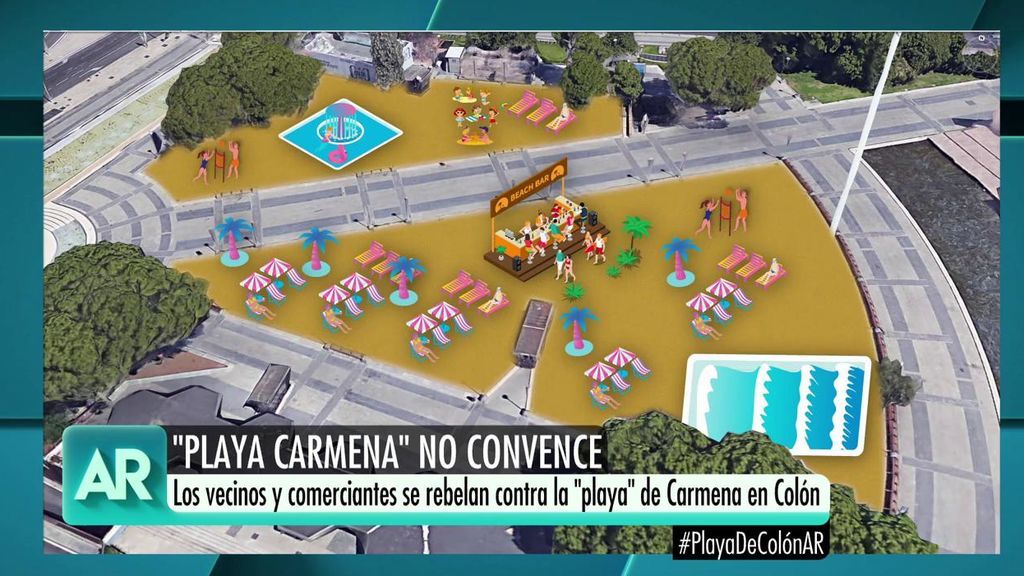 Vecinos y comerciantes se rebelan contra la playa de Carmena en Colón