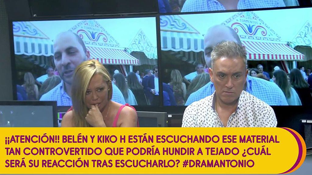 J.J. Vázquez, Belén y Kiko H. ven el material controvertido sobre Antonio Tejado: "No le deseo esto ni a mi peor enemigo"