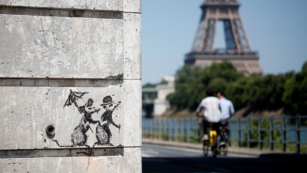 Banksy confirma los rumores: Ha dejado su arte en París