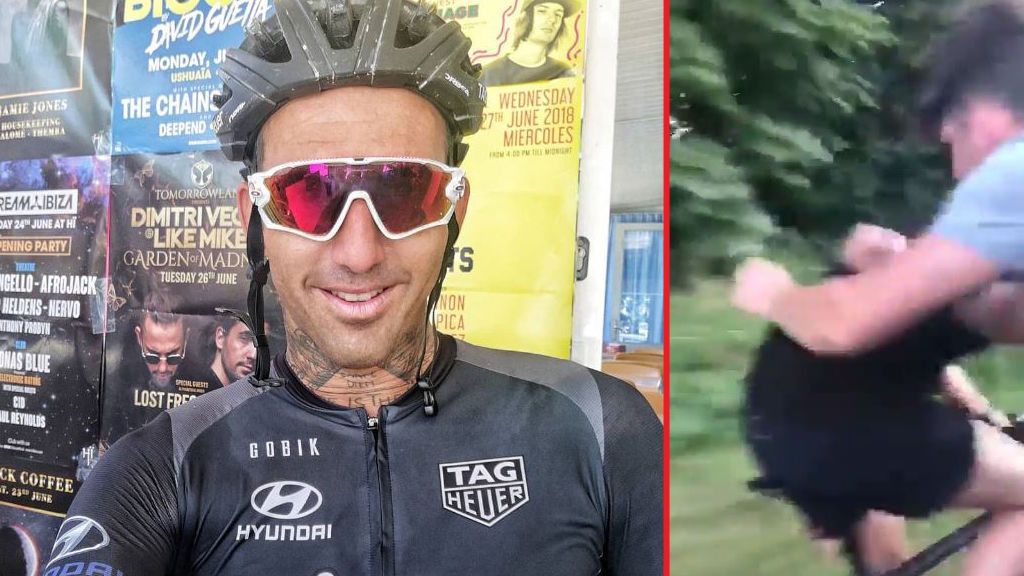 La denuncia de Josef Ajram ante el vídeo del coche que tira a un ciclista en plena carretera: "Cuánto malnacido hay en este mundo"
