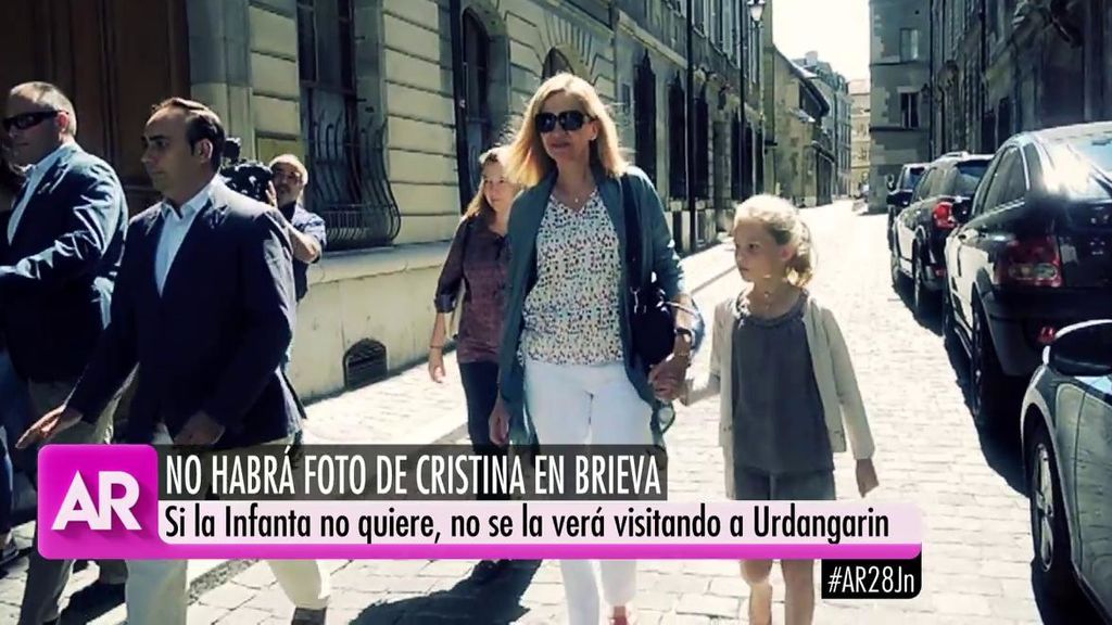 La Infanta Cristina no podrá ser grabada ni fotografiada entrando a Brieva