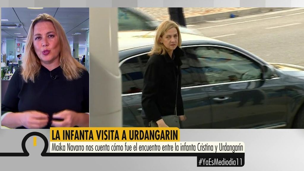 En un locutorio y fuera de horario: Así fue la visita de la Infanta Cristina a Iñaki Urdangarin en la cárcel de Brieva