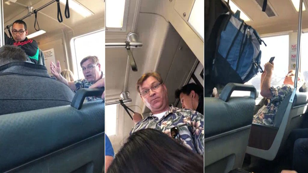 Llama a la policía porque un hombre se está tomando un burrito dentro del tren