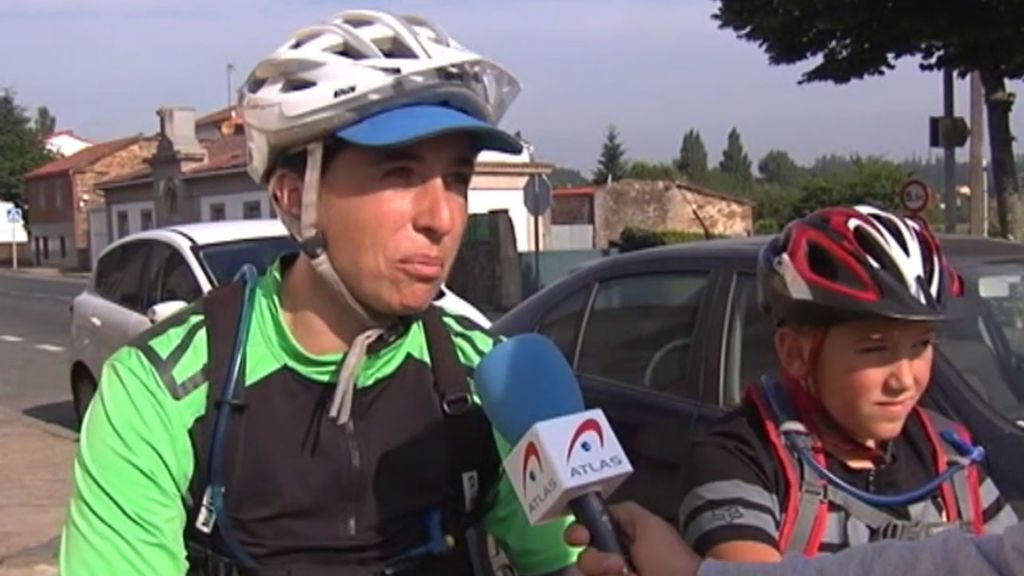 Los peregrinos ciclistas, en 'shock' por la muerte del matrimonio atropellado en León