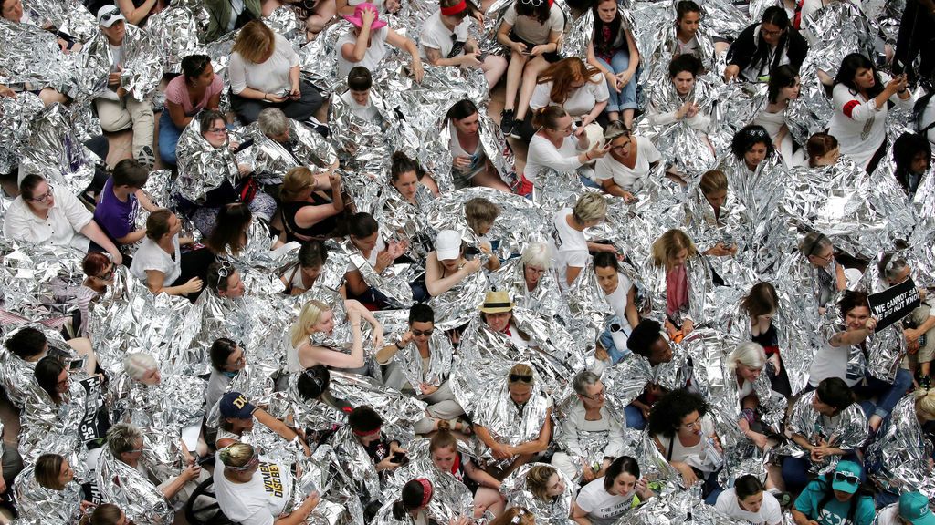 La multitudinaria protesta contra la política de tolerancia cero de Trump termina con 600 detenidas