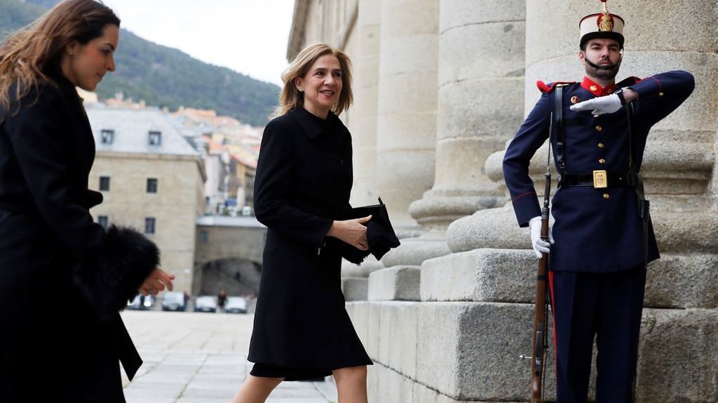 Primera visita de la Infanta Cristina a su marido en prisión