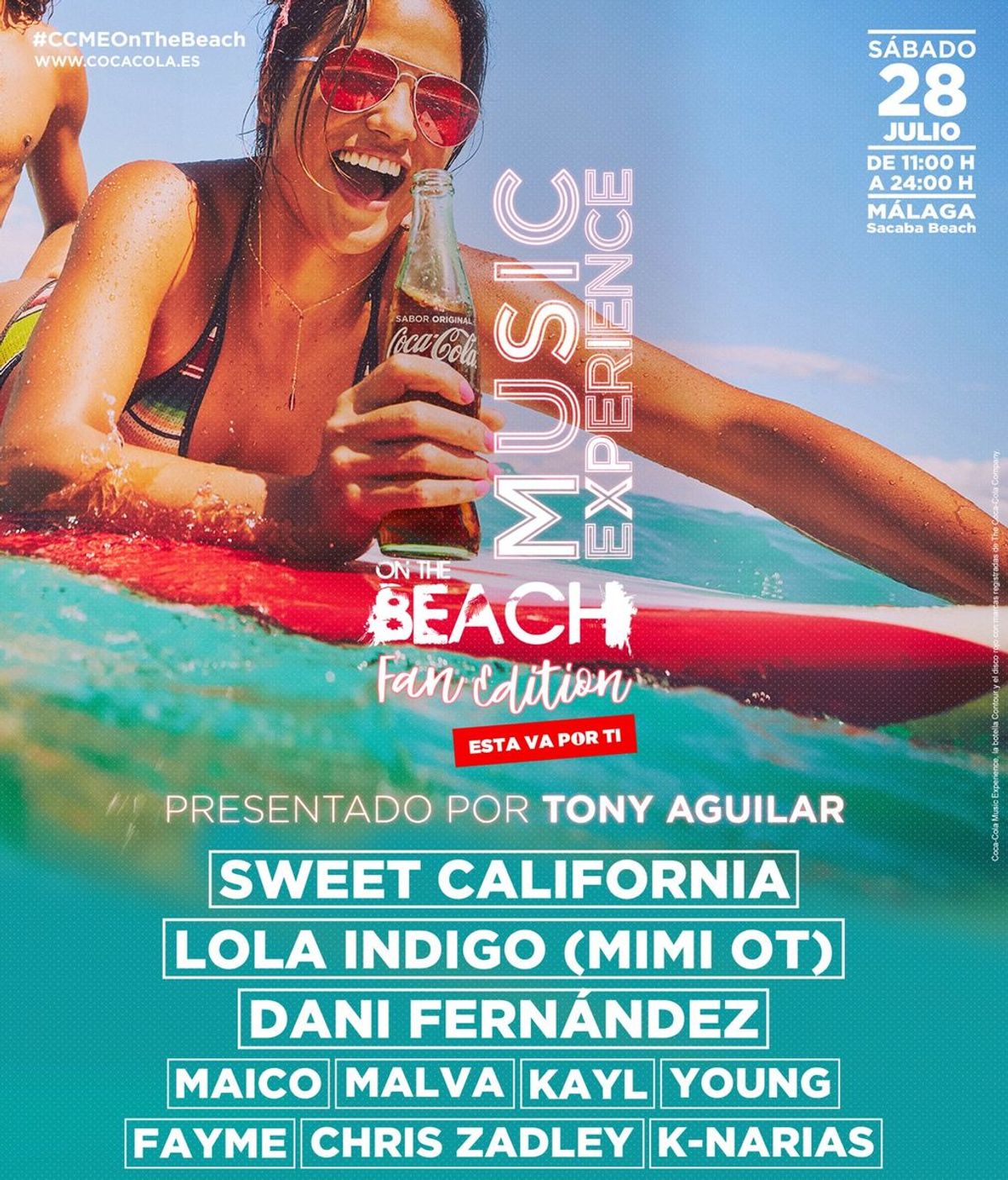 ¡Comienza la cuenta atrás para el Coca-Cola Music Experience On The Beach!