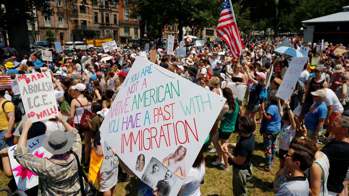 Manifestaciones en todo EEUU para protestar contra la separación de menores inmigrantes de sus familias