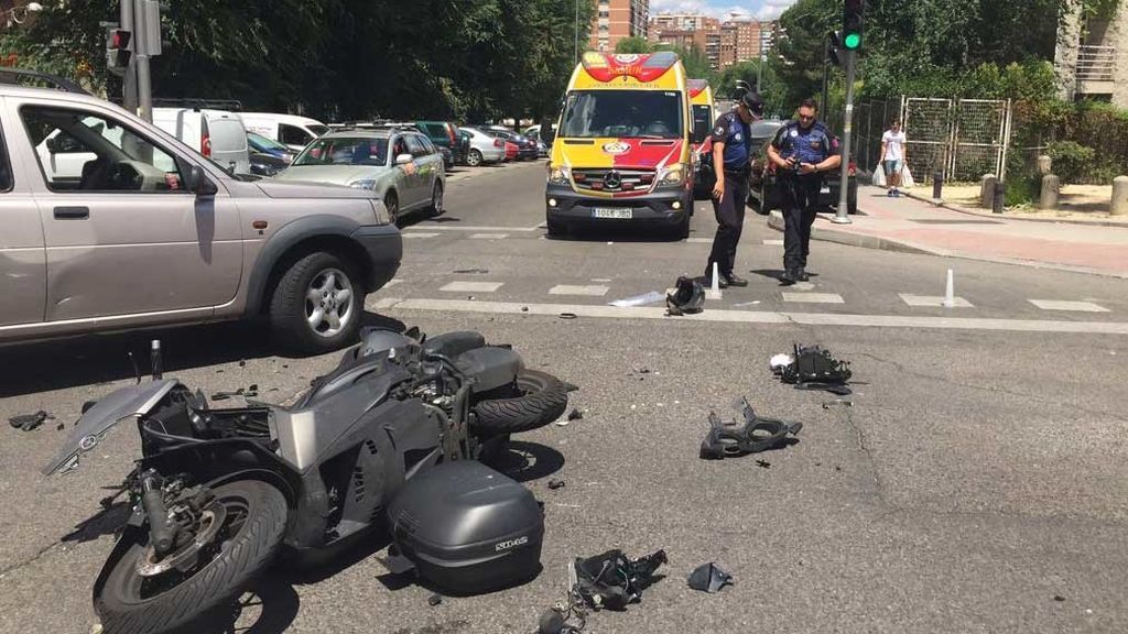 Dos motoristas, graves tras sufrir sendos accidentes en Madrid