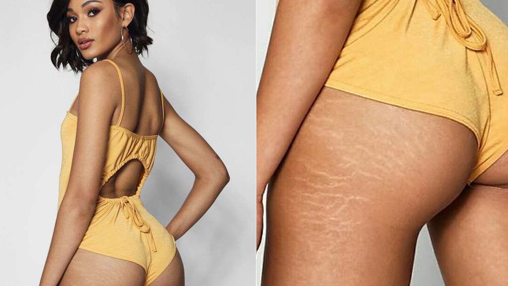 La marca Boohoo muestra las estrías de sus modelos y las redes le aplauden