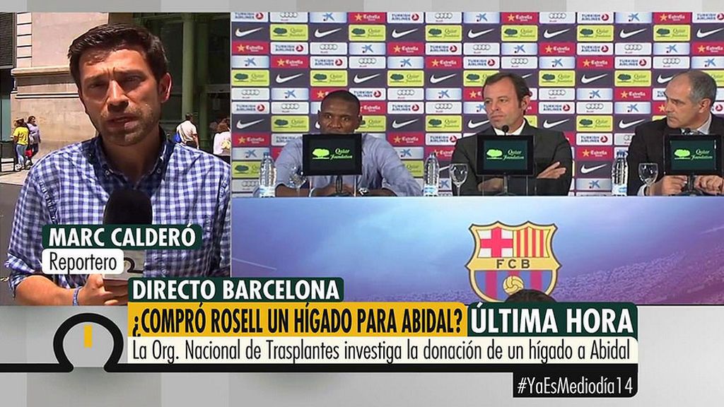 La Organización Nacional de Trasplantes habré una investigación sobre el implante de jugador del Barça, Eric Abidal