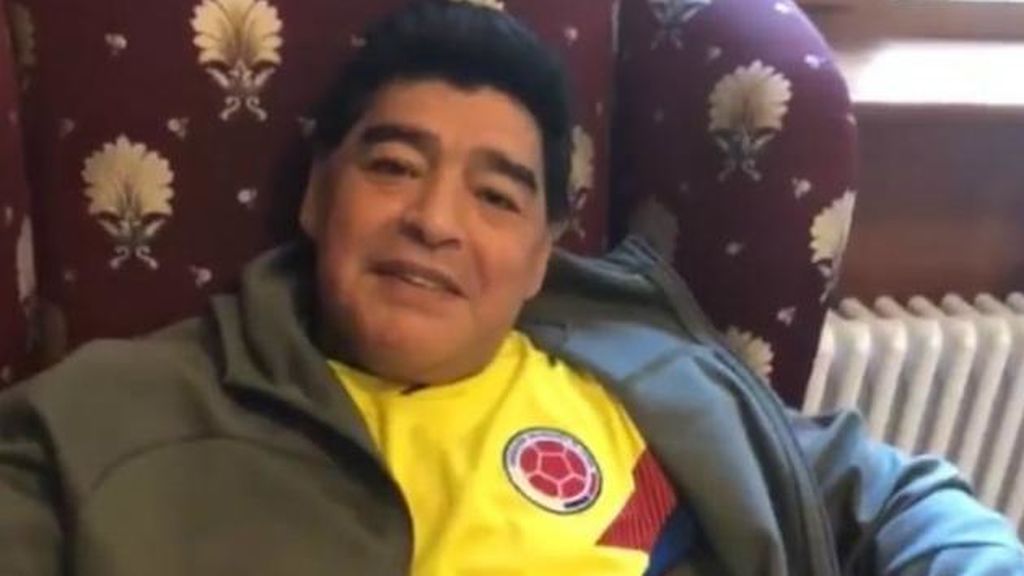 La reacción desmedida de Maradona ante el gol de Colombia en el último minuto de su partido contra Inglaterra
