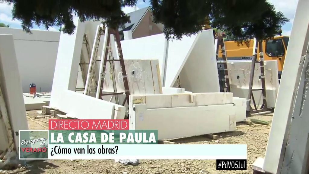 Así van las obras de la nueva casa de Paula Echevarría a 250 metros de donde vivía con Bustamante,