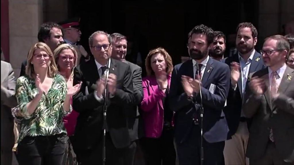 Quim Torra, tras visitar a los políticos catalanes en la cárcel de Lledoners: "No es un gesto político"