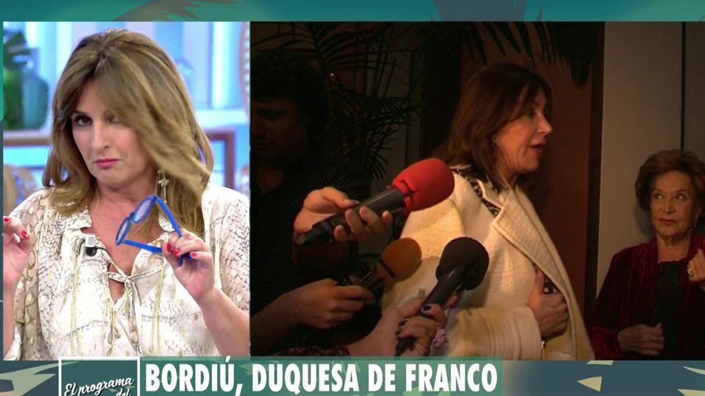 Beatriz Cortázar: "Carmen Martínez-Bordiú se va a vivir a Portugal"