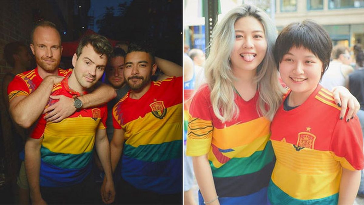 ‘Same Team Jersey’, la camiseta arcoíris del Mundial que triunfa en el Orgullo Gay