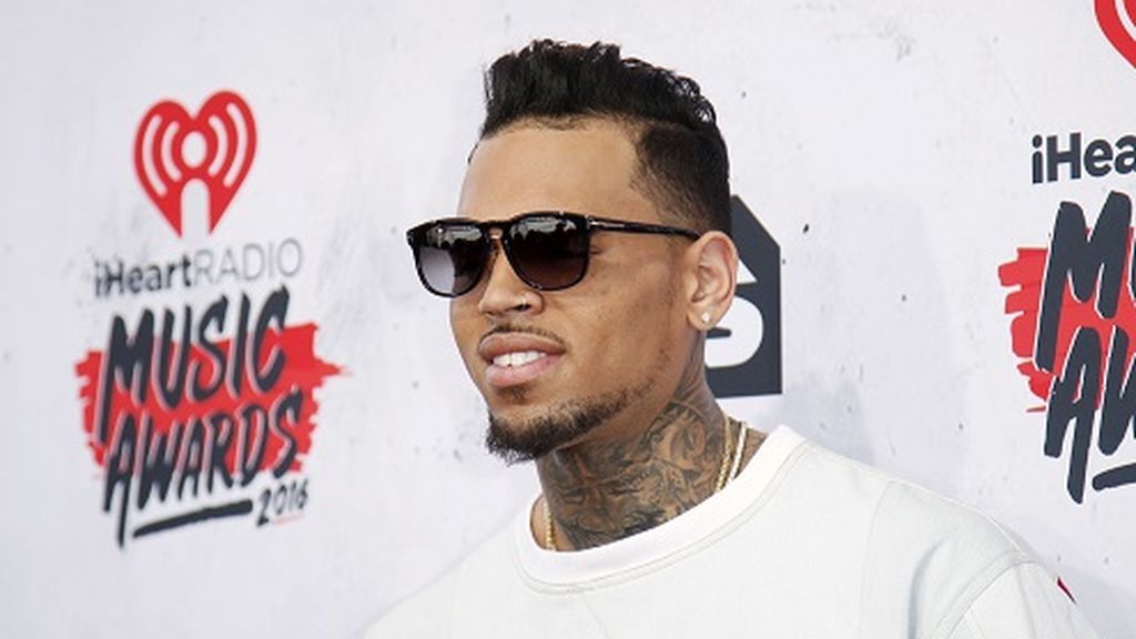 Chris Brown en una entrega de premios de 2016