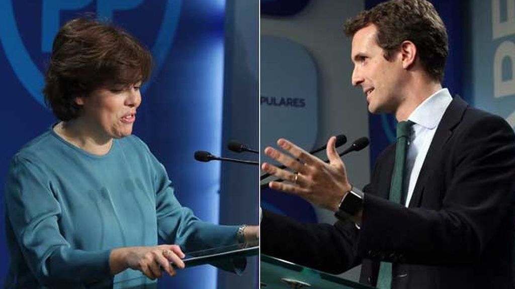 Sólo puede quedar uno: Soraya Saénz de Santamaría y Pablo Casado se disputan el liderazgo del PP