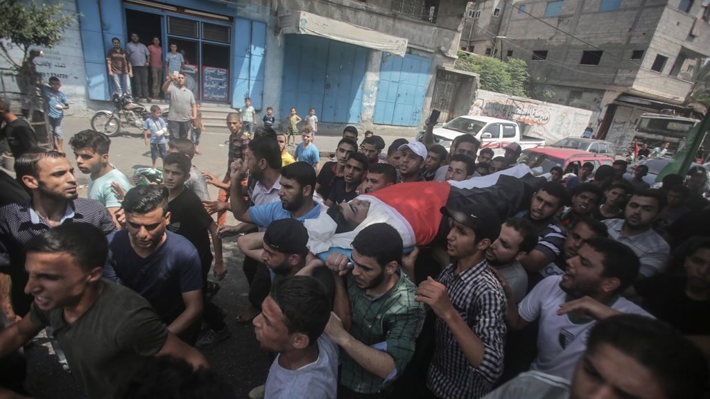 Protestas en Gaza por la muerte de un joven en la frontera con Israel