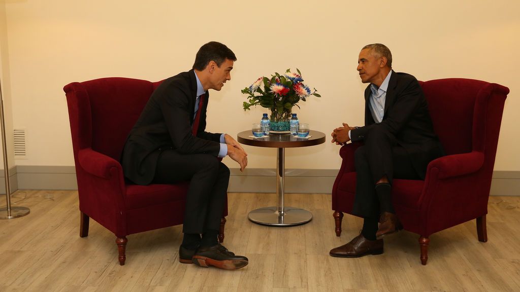 Obama confiesa a Sánchez, en el entorno LGTBI, que España "da señales de igualdad"