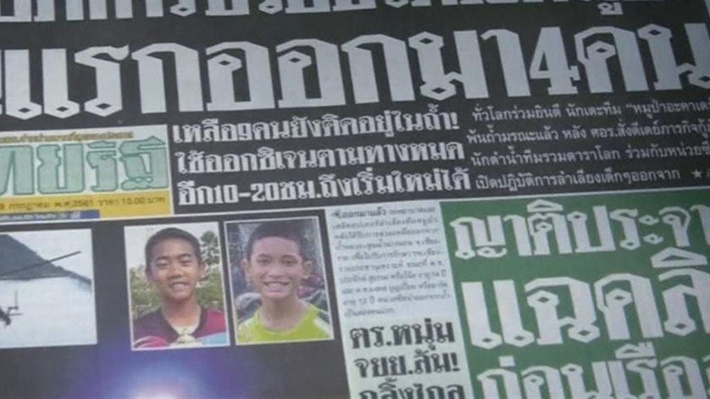 Los niños rescatados de la cueva tailandesa están aislados por temor a infecciones