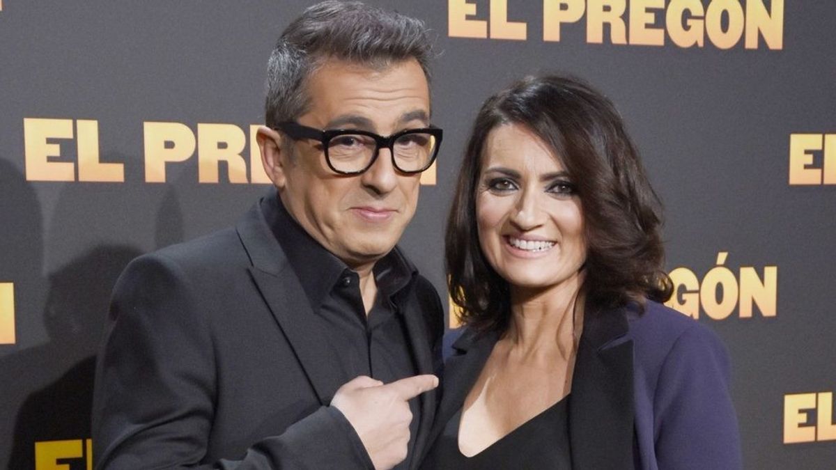 Andreu Buenafuente y Silvia Abril, en el estreno de la película 'El Pregón' el 16 de marzo de 2016.