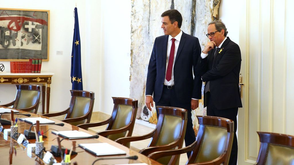 Torra traslada a Sánchez que "no renuncian a ninguna de las fórmulas para alcanzar la independencia"