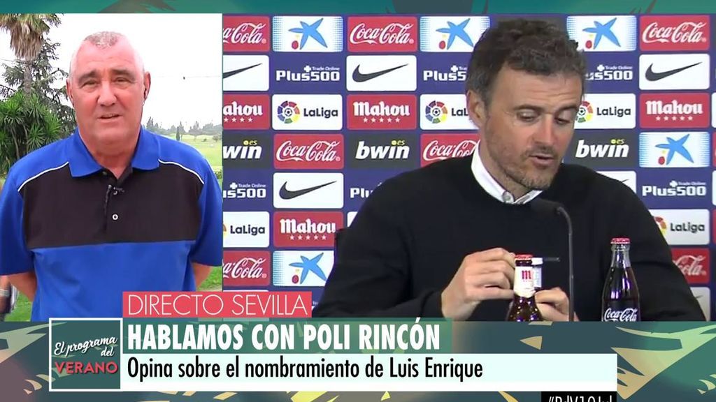 Poli Rincón: “Luis Enrique quiere a España y lo siente en el terreno de juego”