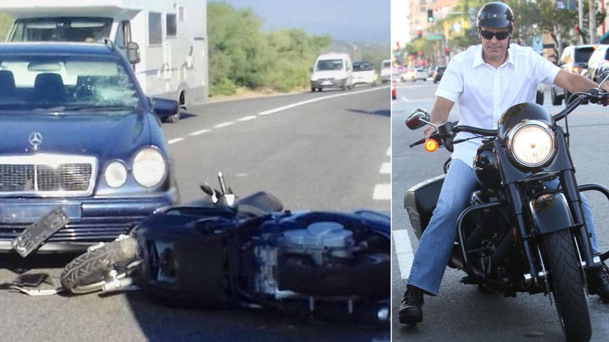 Se filtra el vídeo del impactante accidente de tráfico de George Clooney en Cerdeña