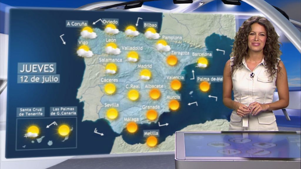 La dana ya está aqui: tormentas, nubosidad y descenso de las temperaturas, solo se salva el sudeste