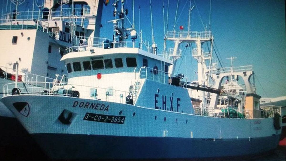 El hundimiento del pesquero gallego en Argentina pudo producirse al entrar agua por una rampa
