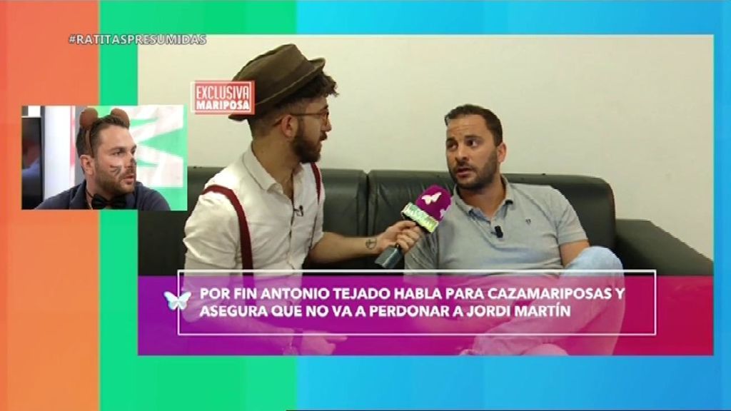 Antonio Tejado en exclusiva para 'Cazamariposas': "Yo no acepto las disculpas de nadie que haya mentido"