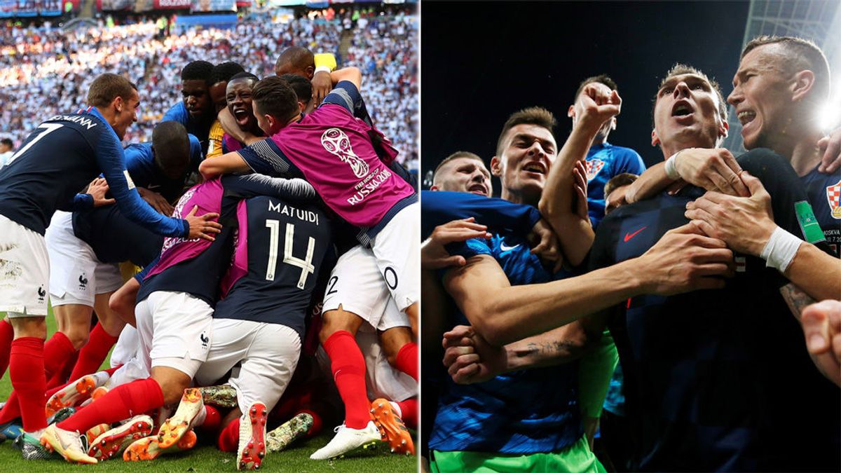 Francia y Croacia se juegan el título de campeona del Mundo este domingo a las 17.00 horas en Telecinco, Mitele.es y la App de Mediaset Sport