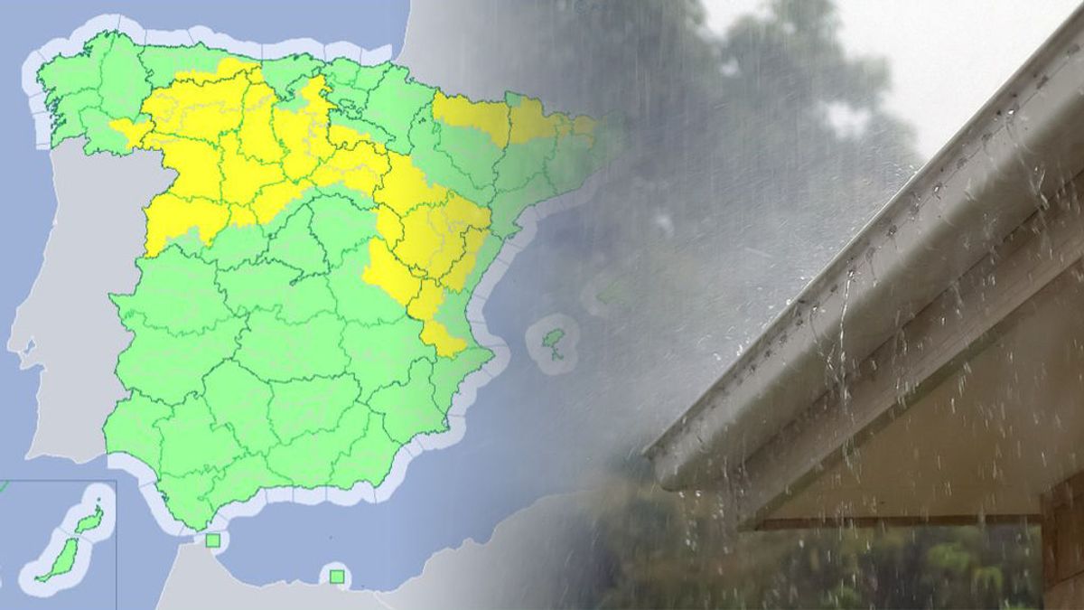 Gran granizo, viento muy fuerte y lluvias: 19 provincias, en aviso por las tormentas de la DANA