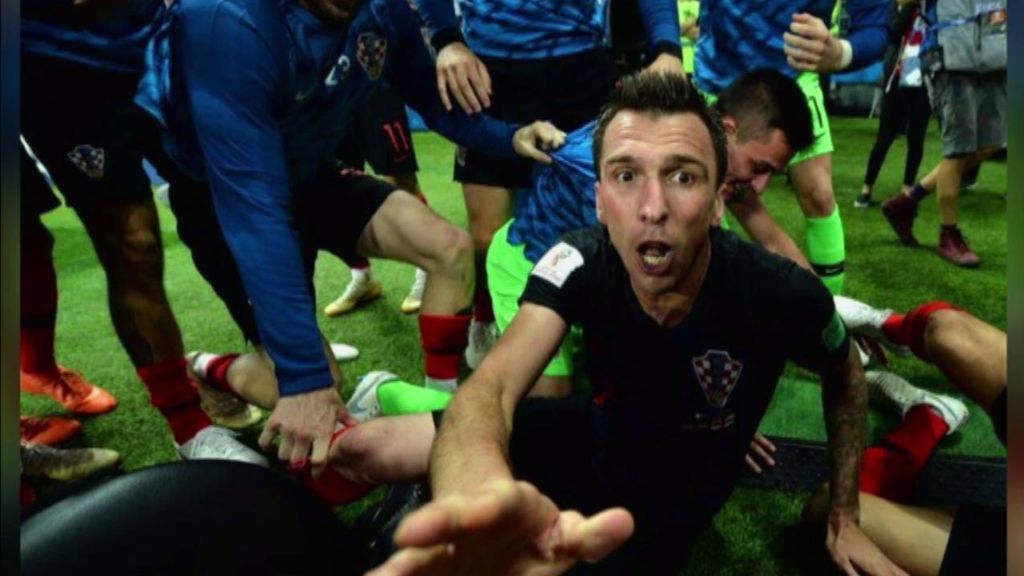 La imagen que mejor resume la clasificación de Croacia para la final