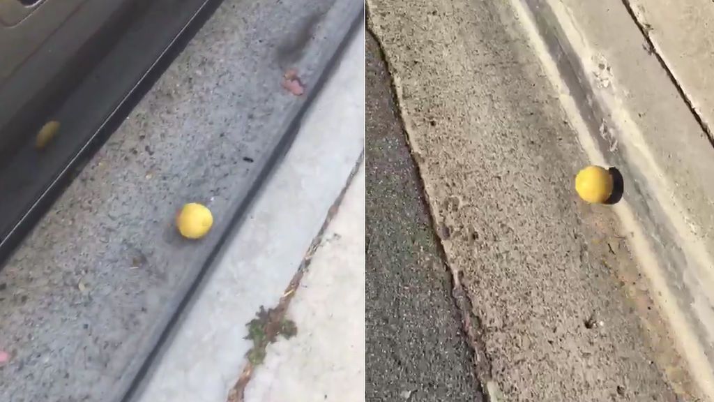 El vídeo de un limón rodando por la calle lleva seis millones de reproducciones en dos días... ¿acabará en gol?
