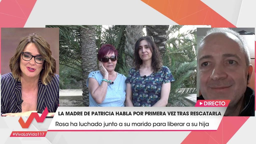 La madre de Patricia habla por primera vez tras ser rescatada: "Espero que al responsable le caiga una buena condena"